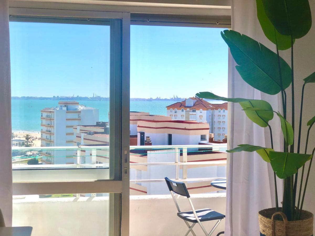Apartamento Frente Al Mar, Preciosas Vistas, Piscinas , Valdelagrana El Puerto de Santa María Exterior foto