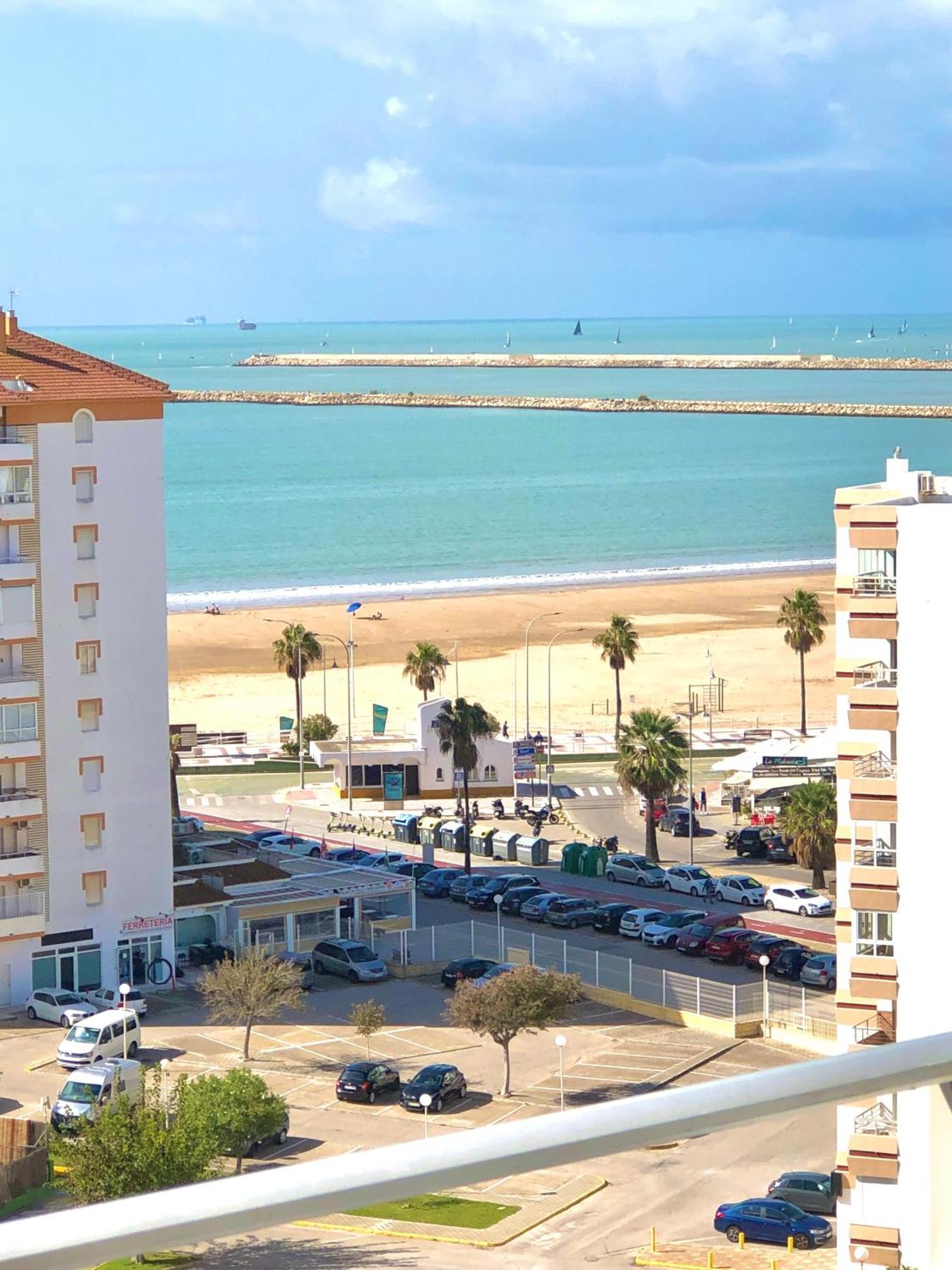 Apartamento Frente Al Mar, Preciosas Vistas, Piscinas , Valdelagrana El Puerto de Santa María Exterior foto